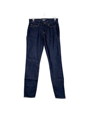 Lucky Brand Sofia Blue Dark Wash Mid-Rise Skinny Ankle Jeans - 4/27